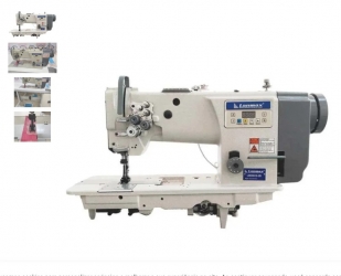 Máquina de Costura Industrial Reta Transporte Triplo Direct Drive