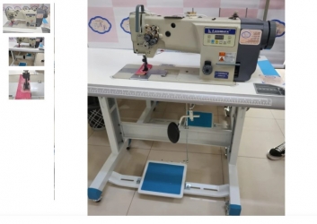Máquina de Costura Industrial Reta Transporte Triplo Direct Drive