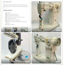Máquina de Coluna, Direc Drive-com Rodízio1 Agulha-BC810AT | MS