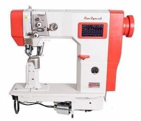 Máquina de Costura Coluna Transporte Triplo 1 agulha Eletrônica - Sun Special SS1591S-PRQI