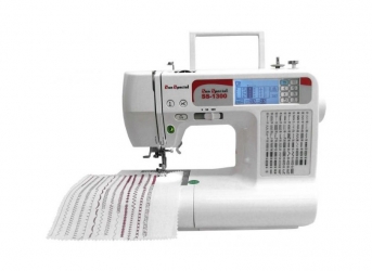 Máquina de bordar doméstica SS1300 - Sun Special Tensão/Voltagem:Trifásico Voltagem:Trifásico color:Branco Tamanho:Único