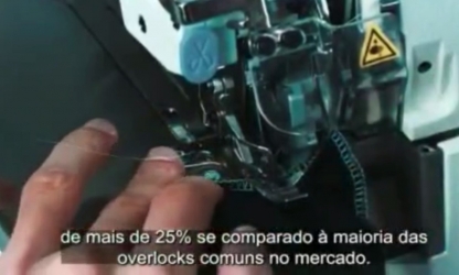 Máquina de Costura Overloque Eletrônica 1 Agulha 3 Fios Jack JK