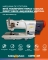 Máquina De Costura Reta Transporte Triplo Lançadeira Grande Vertical Direc Drive -220v Mega Mak MK4400DDQX