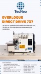 Máquina Overlock Direc Drive 550w, 3fios, 220v-tec Neo