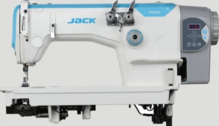 Máquina de Costura Ponto Corrente 3 Agulhas 6 Fios Base Plana Direct Drive Jack JK-8560GWZ