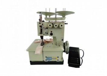 Máquina de Costura Galoneira Semi-Industrial Completa, 2 Agulhas, 3 Fios, Lubrif. Manual, 2000rpm, BC2600