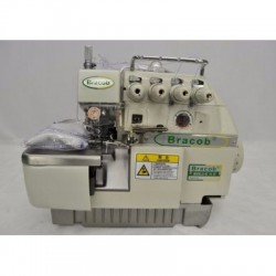 Máquina de Costura Industrial Overlock Bracob BC74 c/ Direct Drive