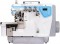 Máquina de Costura Interloque Eletrônica 5 Fios 2 Agulhas Bitola Média c/ Corte de Linha Jack JK-C3-5-03/333