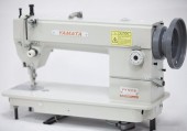 Máquina de costura reta industrial transporte duplo Yamata,1 agulhas