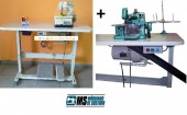 Overlock+ Galoneira Semi Industriais Com Motor+mesa