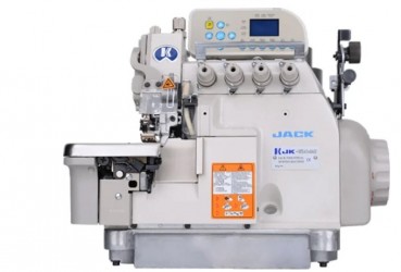 Máquina de Costura Overlock de 2 Agulhas 4 Fios Ponto Conjulgado Direct Drive Jack JK-798TE-4-514-M03/333