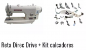 Reta Industrial Completa Direct Drive+ Kit C/18 Calcadores