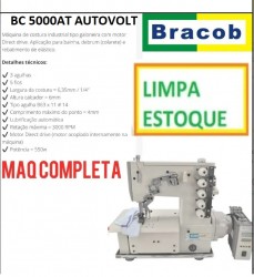 Máquina de Costura Industrial Galoneira Direct Drive Bracob BC5000ATLSTOCK