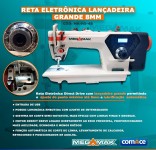 Máquina De Costura Reta Eletrônica Lançadeira Grande Direct Drive - MegaMak MK-H5-4B