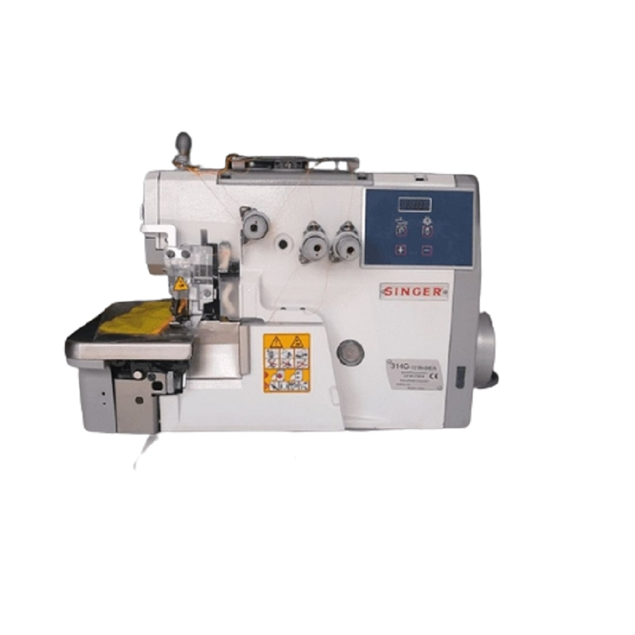 Máquina De Costura Industrial Overlock Singer 314G131M04E Com Motor