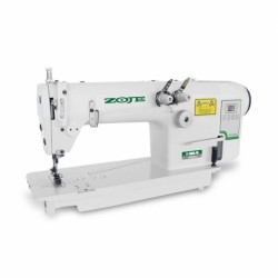 Máquina de Costura Reta Ponto Corrente 2 Agulhas 1/4 com Motor Direct Drive -  Zoje ZJ-3800-BD