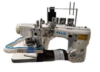 Máquina de Costura tipo Flat Seaming Direct Drive 4 Agulhas Ello EL-6200D2K220V