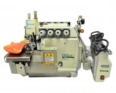 Máquina de Costura Industrial Overlock Bracob 900-4 AT 4Fios/2Agulhas/Transp. Duplo