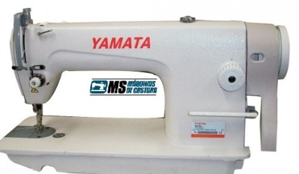 Máquina de costura Reta Industrial Yamata lançadeira grande