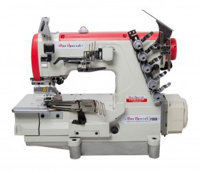 Máquina de Costura Galoneira Aberta 3 Agulhas Direct Drive - Sun Special SS858-D-02-BBX-364