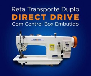 Transporte Duplo Direc-MK0303D, 550W, 220V-Para couro, corino etc, Completa -Megamk