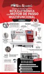 Máquina De Costura Reta Eletrónica com 1 Motor de Passo - SunSpecial SS1968X-HDM