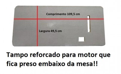 Tampo Mesa Overloque Gn1 Chinesinha Sequinha Verdinha+acesso - TP051