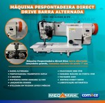 Máquina de Costura Pespontadeira Eletrônica Barra Alternada - Mega Mak MK2252H-D-PE