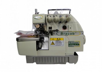 Máquina de costura Overlock Industrial BC74,2 agulhas,400W,6000PPM - Bracob